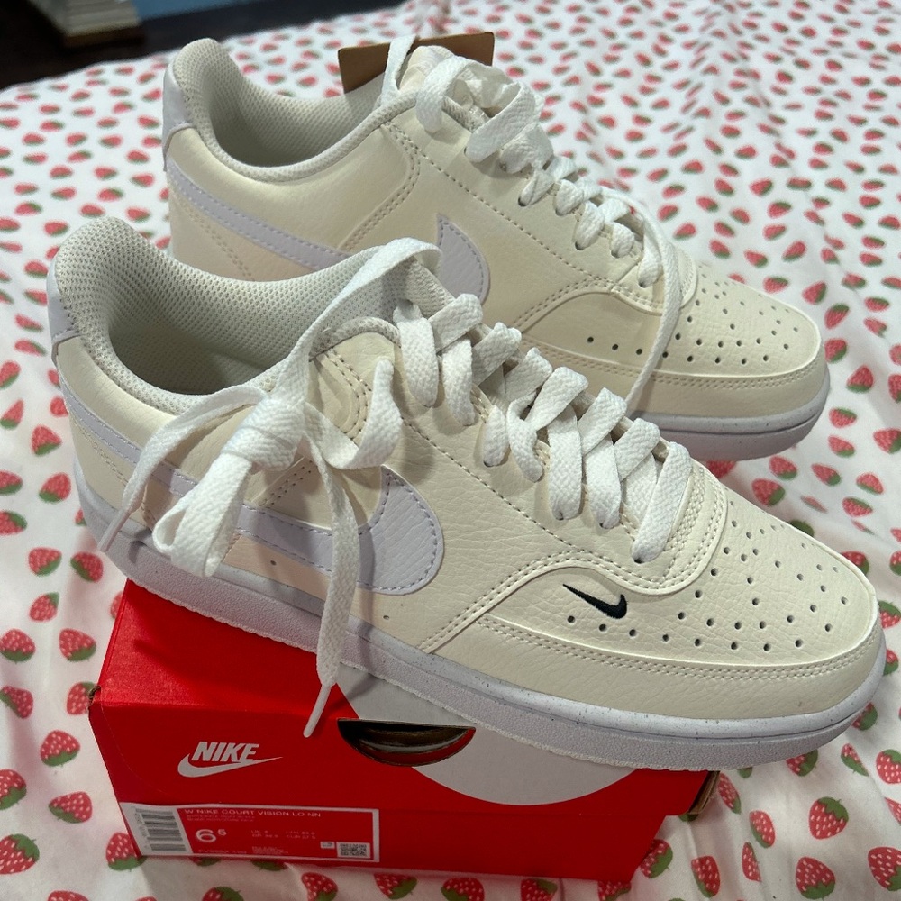 Yellow Nike sneakers